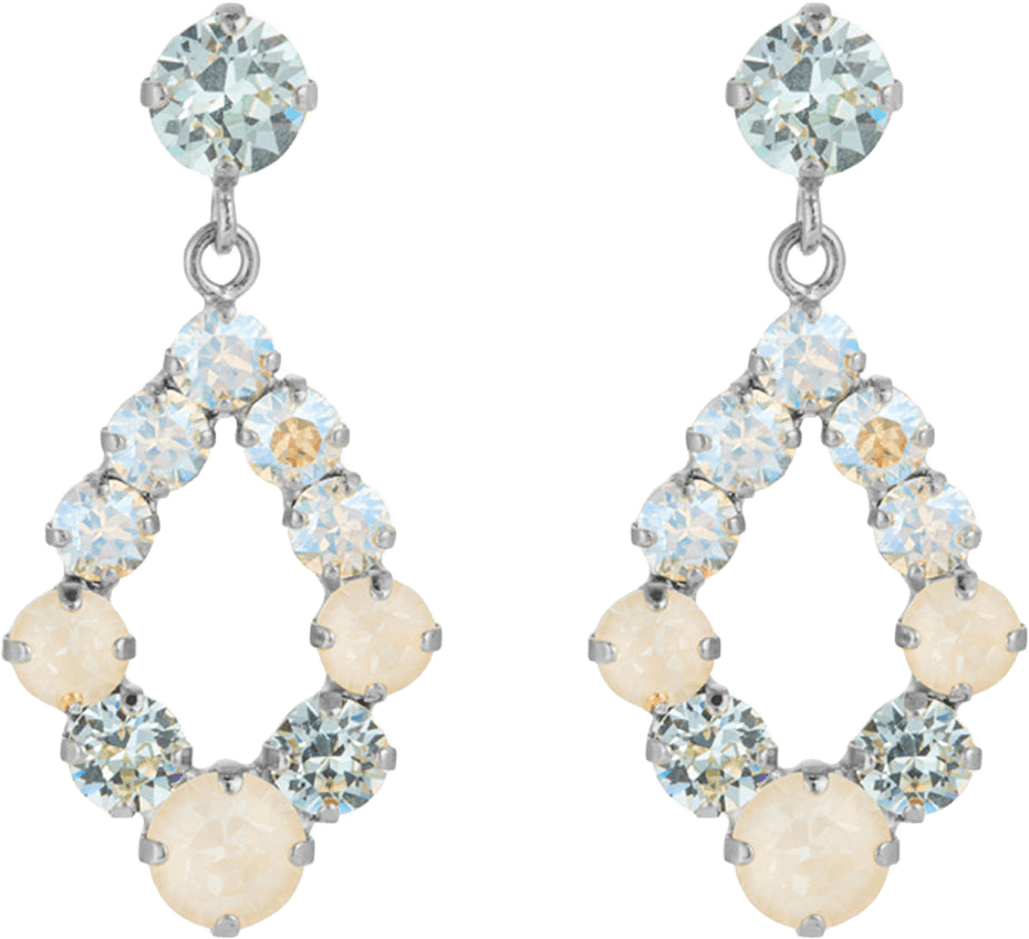 MINI DELIA EARRINGS, från Caroline Svedbom, i färgen Rhodium.