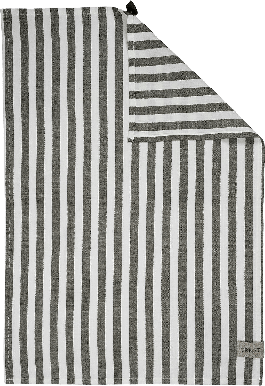 Kökshandduk, från ERNST, i färgen Salvia/Vit.