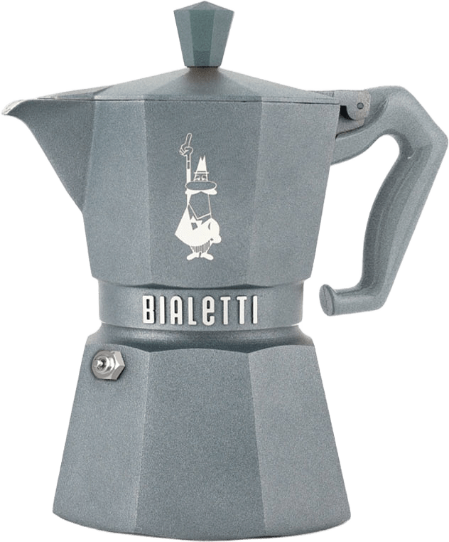 Kokare 3 kopp MOKA EXCLUSIVE INDUCTION Grå BIALETTI®, från Bialetti, i färgen Grey.
