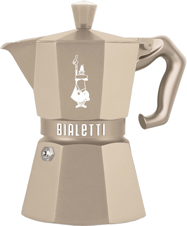 Kokare 3 kopp MOKA EXCLUSIVE INDUCTION Desert BIALETTI®, från Bialetti, i färgen Desert.