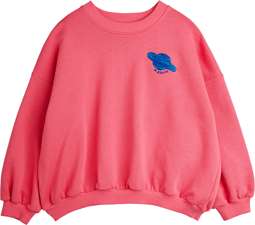 Planet Brodyr Sweatshirt, från Mini Rodini, i färgen Pink.