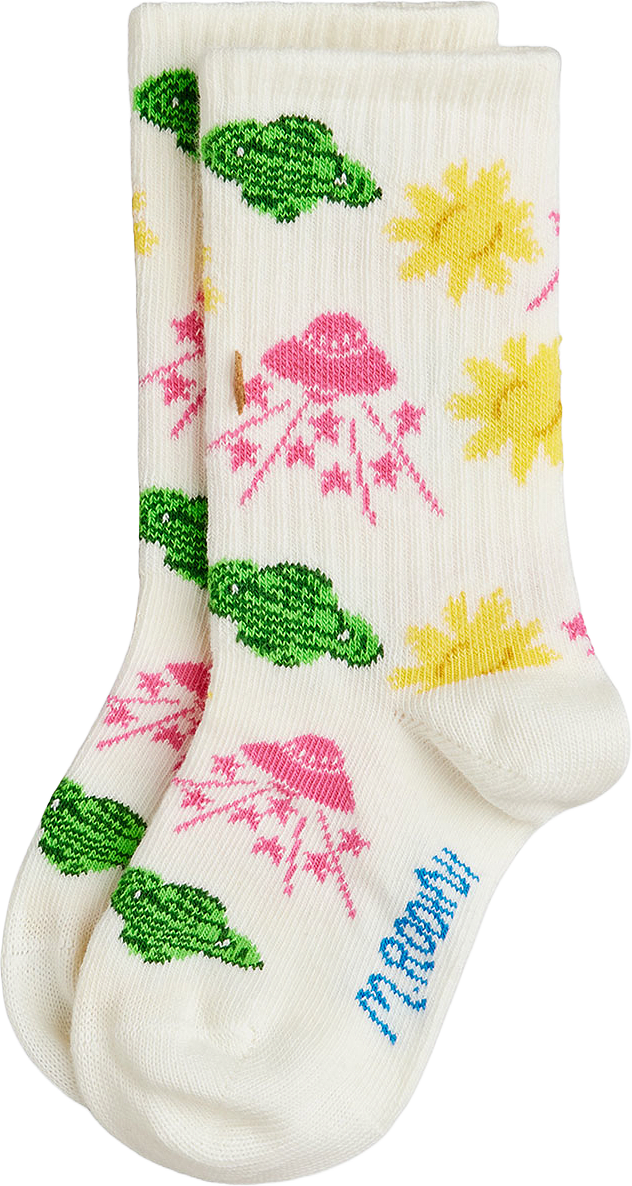 Space 1-Pack Strumpor, från Mini Rodini, i färgen Off-white.