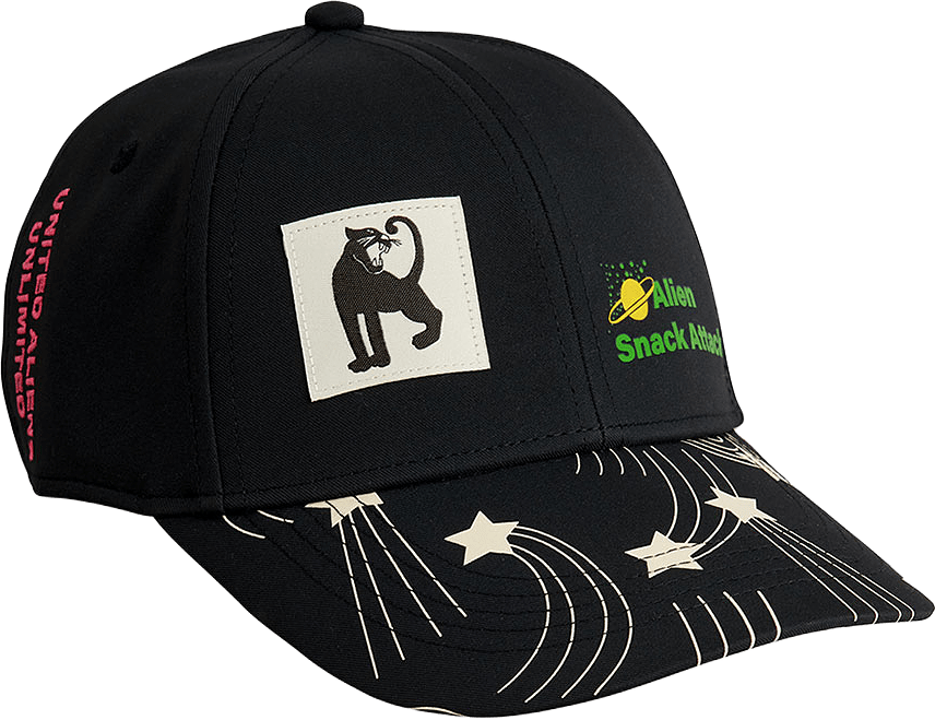 Snack Attack Keps, från Mini Rodini, i färgen Black.