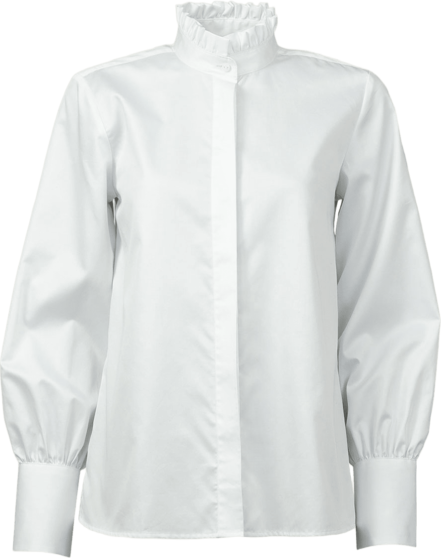 Skjorta Teresa Cotton Sateen, från The Shirt Factory, i färgen White.