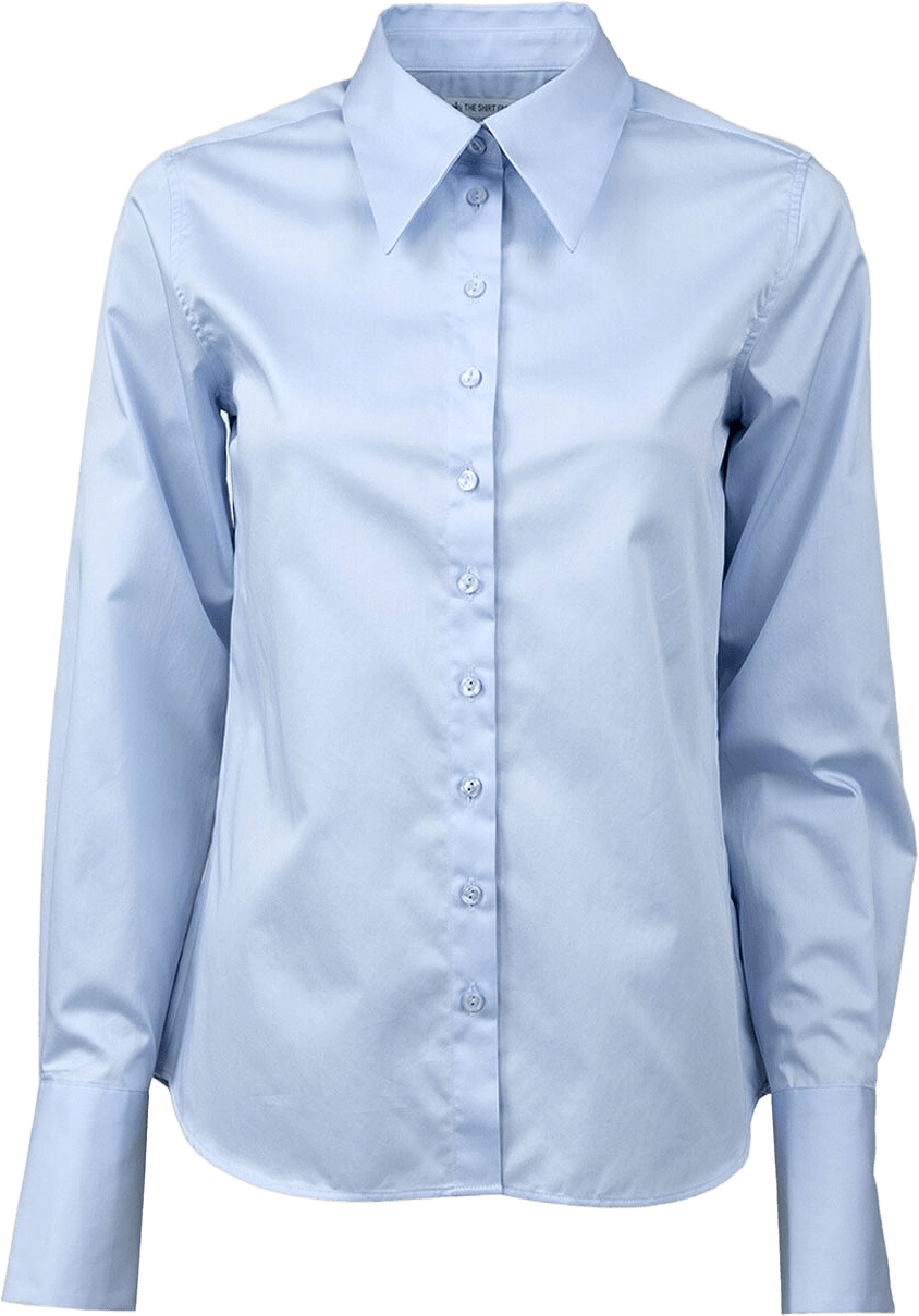 Skjorta Eloise Cotton Poplin, från The Shirt Factory, i färgen Blue.