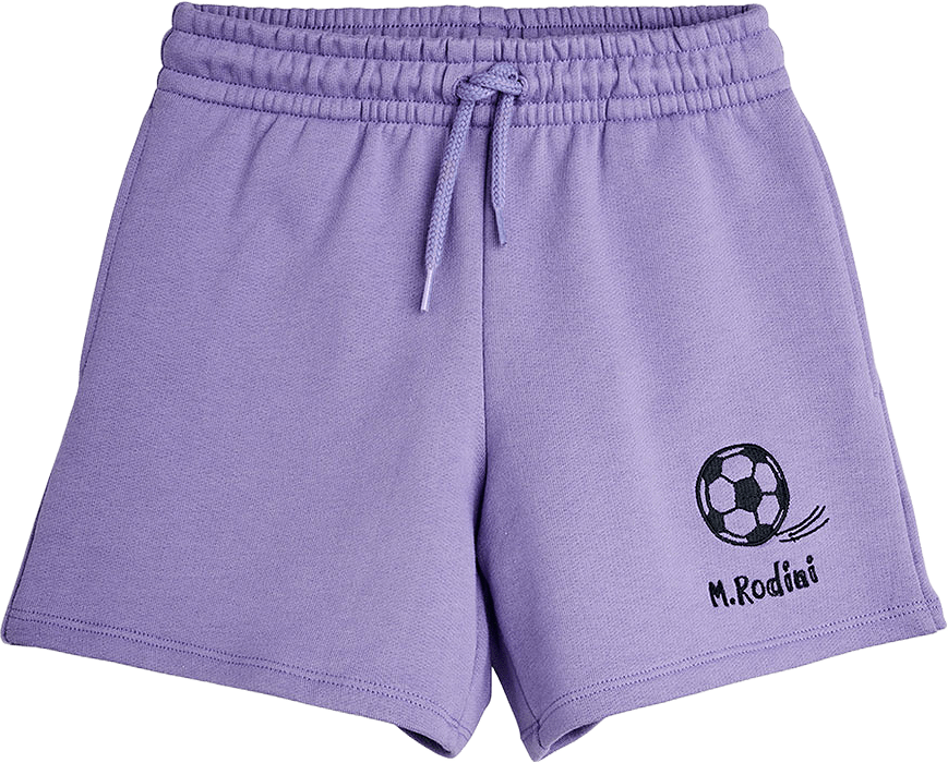 Football Sweatshorts, från Mini Rodini, i färgen Purple.