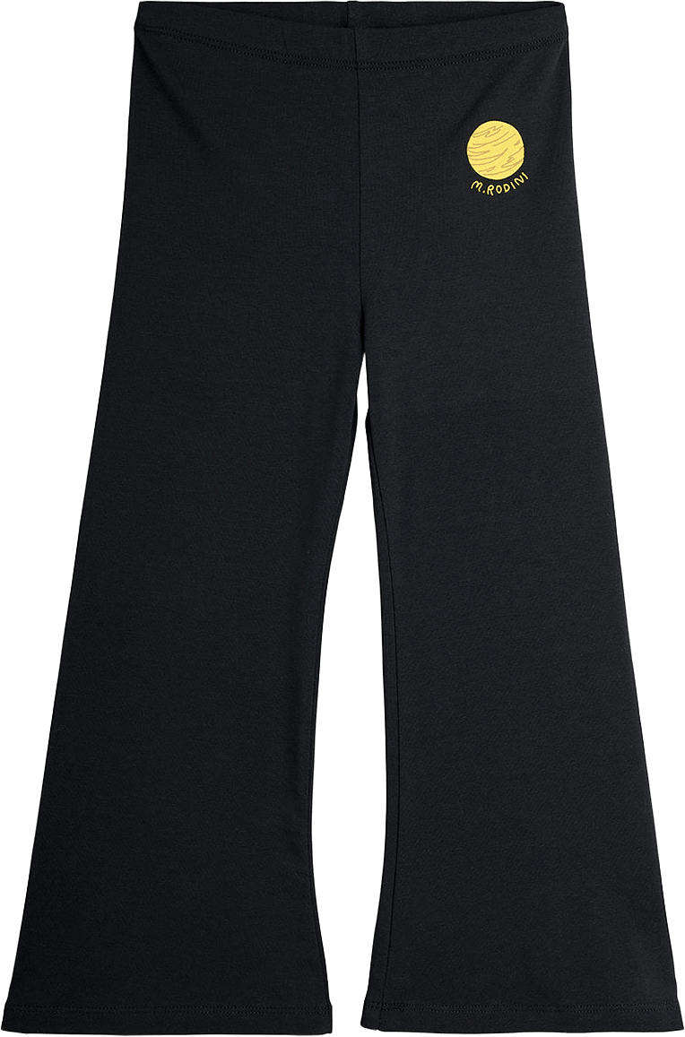 Planet Flared Trousers, från Mini Rodini, i färgen Black.