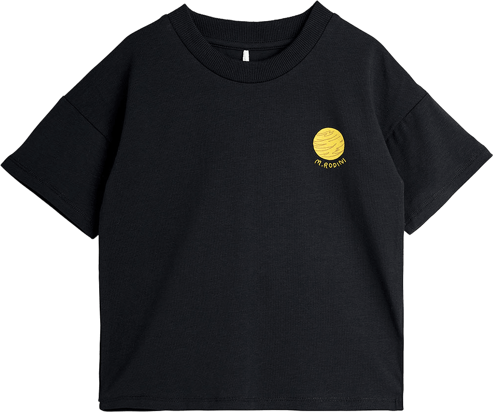 Planet T-Shirt, från Mini Rodini, i färgen Black.