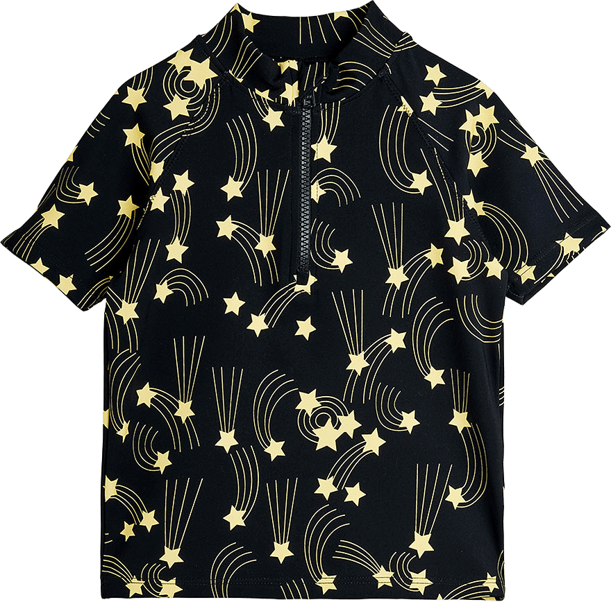 Starfall UV Top, från Mini Rodini, i färgen Black.