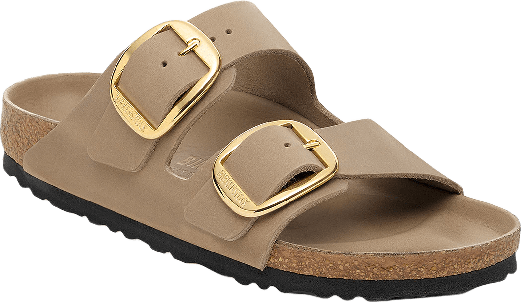 Arizona Big Buckle LEOI, från Birkenstock, i färgen Tabacco Brown.