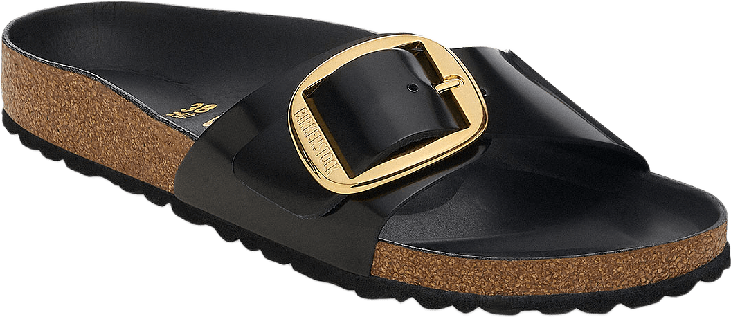 Madrid BB LENA High Shine, från Birkenstock, i färgen High-shine Black.