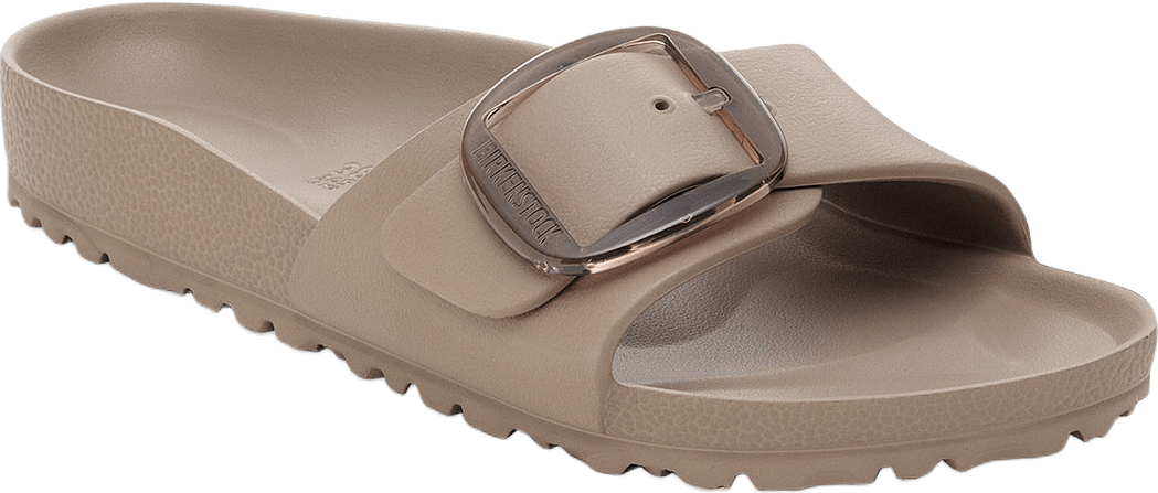 Madrid Big Buckle EVA, från Birkenstock, i färgen Gray Taupe.