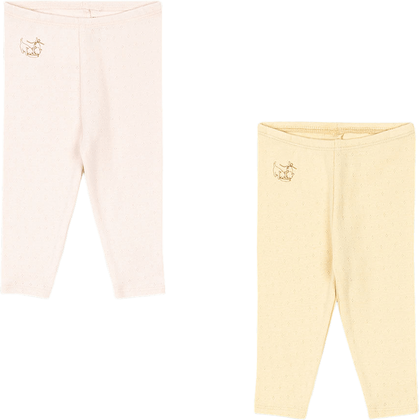 Perla 2 Pack Ls Body Ocs, från Fanga Fontana, i färgen Banana Crepe/Creole Pink.