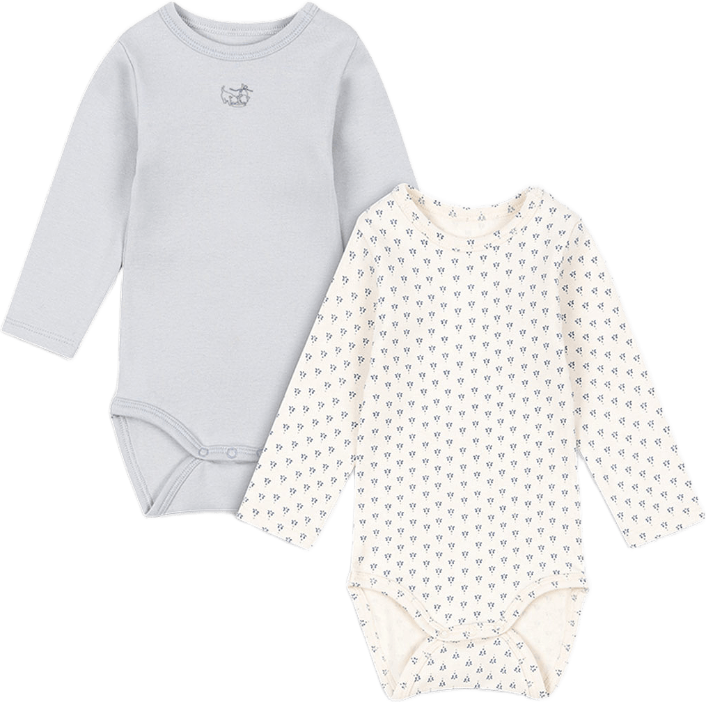 Bello 2 Pack Ls Body Ocs, från Fanga Fontana, i färgen Blue Mix.