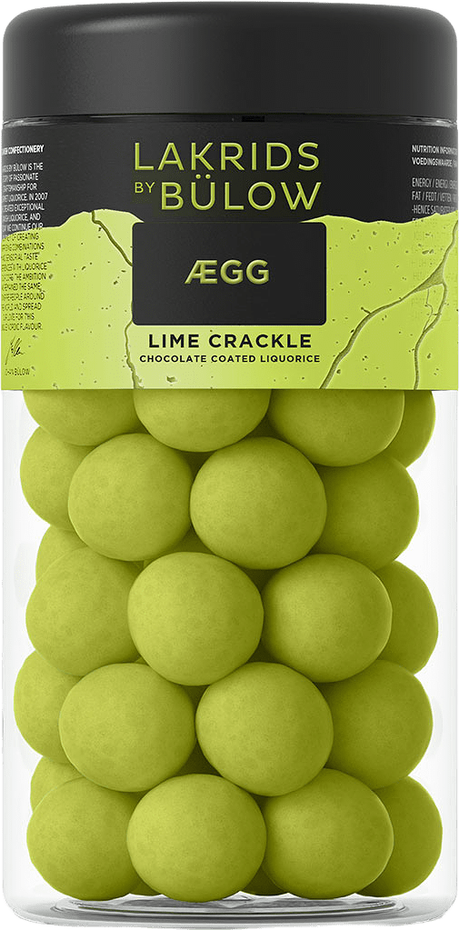 Regular Lime Crackle, från Lakrids by Bülow, i färgen Regular Lime Crackle.
