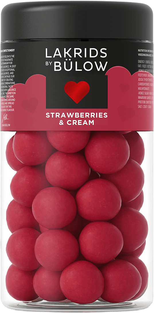 Regular Strawberries & Cream, från Lakrids by Bülow, i färgen Regular Strawberries & Cream.
