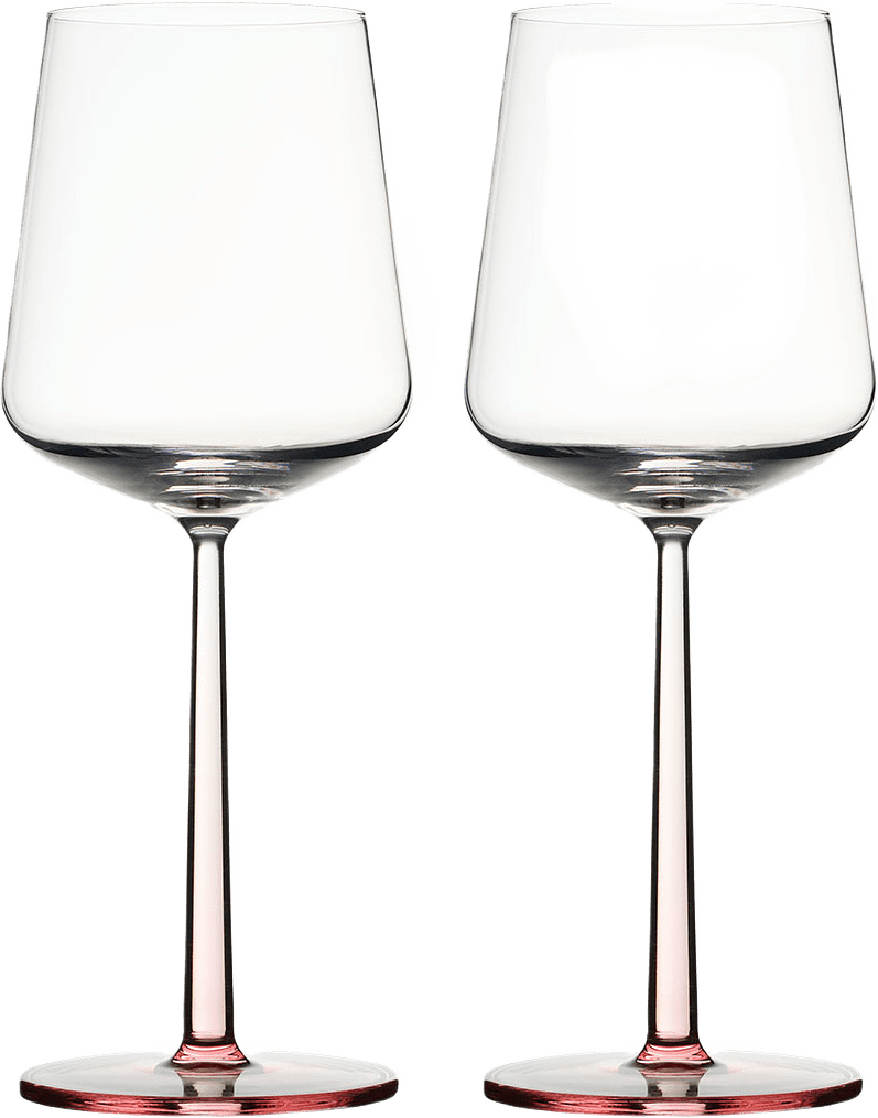 Essence rödvinsglas 45 cl ros 2-pack, från Iittala, i färgen Rosa.