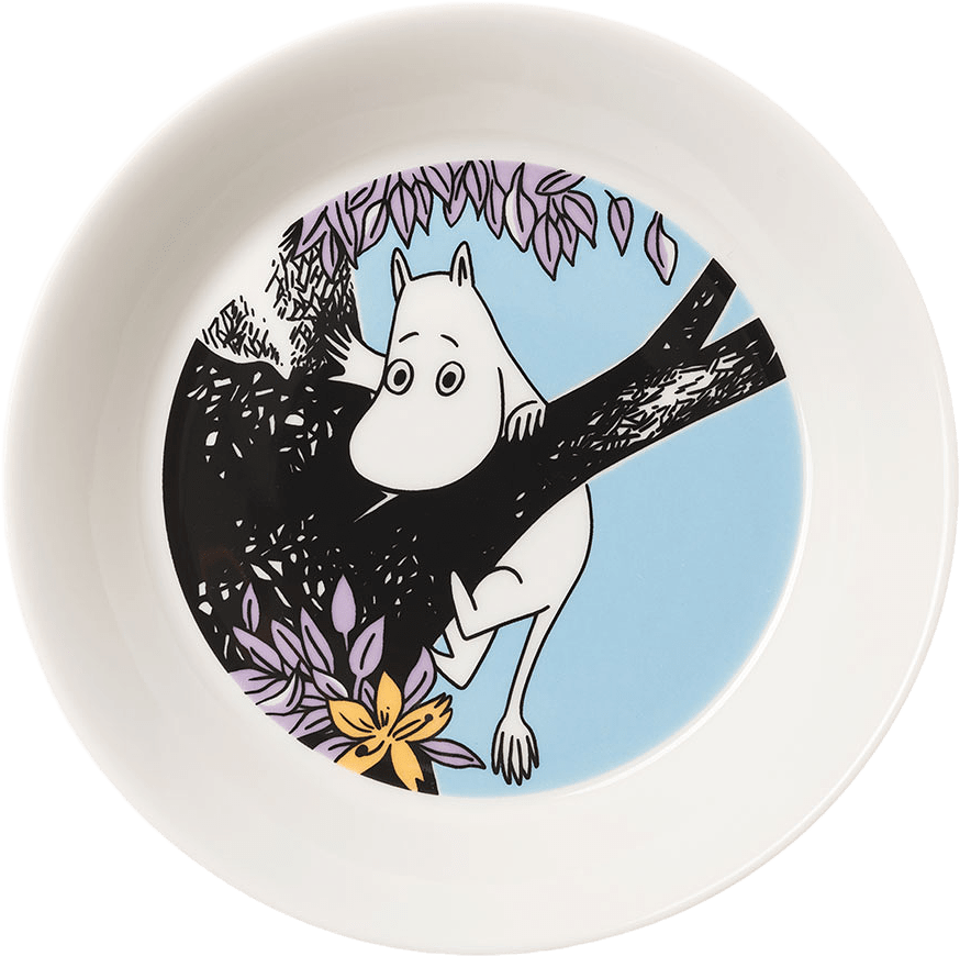 Mumin tefat 15cm Vänner för alltid, från Arabia, i färgen Flerfärgad.