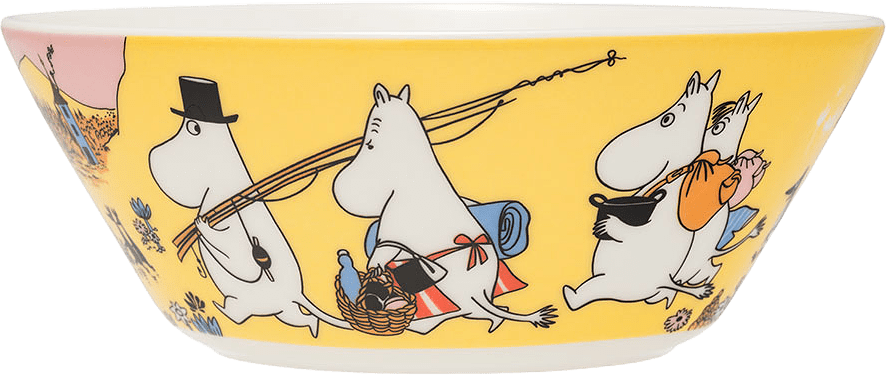 Mumin skål 15cm Familjemys, från Arabia, i färgen Flerfärgad.