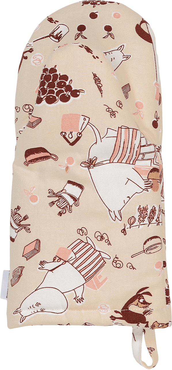 Mumin grytvante 15x34cm Hemmaglädje, från Arabia, i färgen Flerfärgad.