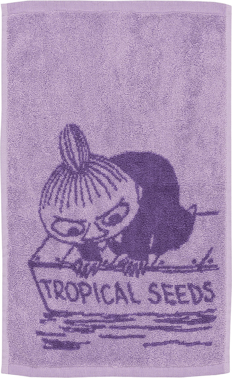 Mumin handduk 30x50 Lilla My lila GOTS, från Arabia, i färgen Lila.