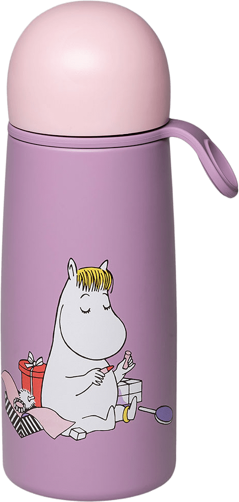 Mumin termosflaska 0,45L Snorkfröken, från Arabia, i färgen Flerfärgad.