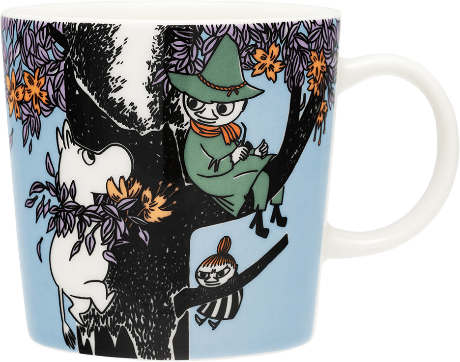 Mumin mugg 0,3L Vänner för alltid, från Arabia, i färgen Flerfärgad.