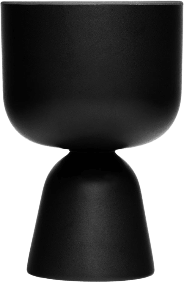 Nappula kruka 190x125 mm matt svart, från Iittala, i färgen Svart.
