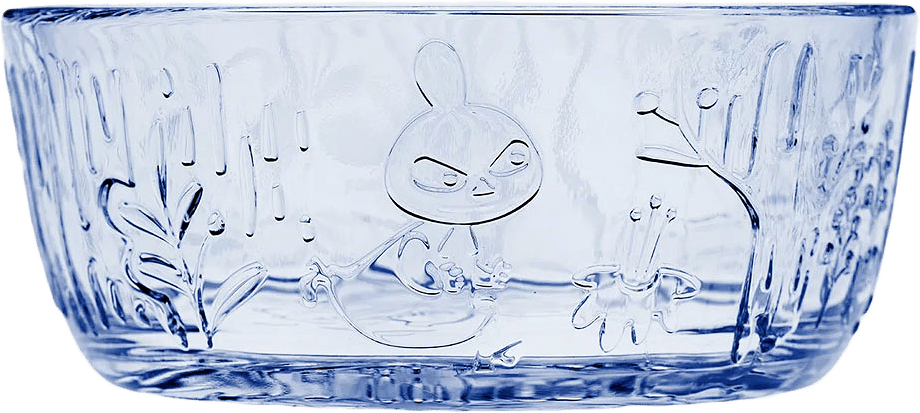 Mumin skål 35cl aqua, från Arabia, i färgen Ljusblå.