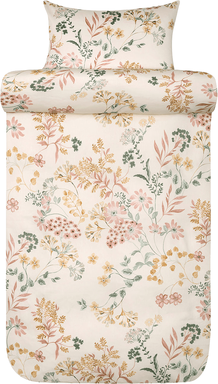 Wera satin bäddset 150x210 cm, från Høie of Scandinavia, i färgen Varm Rosa.