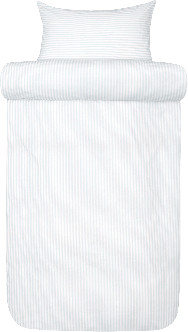 Tor bomull bäddset 150x210 cm, från Høie of Scandinavia, i färgen Dämpad Blå.