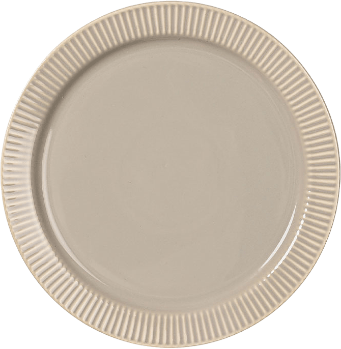 Inka assiett, från Sagaform, i färgen Beige Pantone Warm Gray 3c.