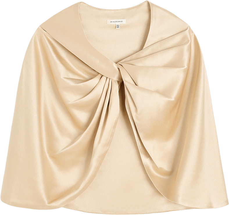 Pinlos Cape, från By Malene Birger, i färgen Vanilla Cream.