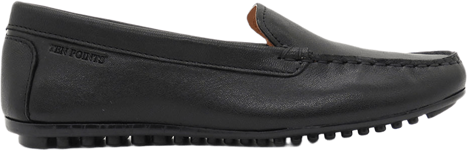 Indy Moccasin, från Ten points, i färgen Black.