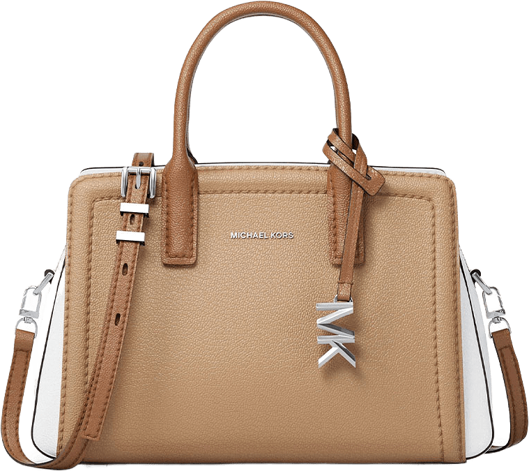 LAILA Extra-Small Crossbody Bag, från Michael Kors, i färgen Peanut Multi.