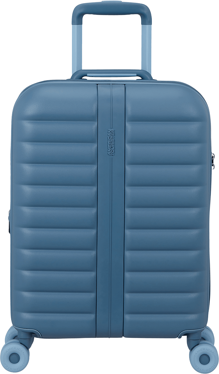 Neovibe expanderbar kabinväska, från American Tourister, i färgen Steel Blue.