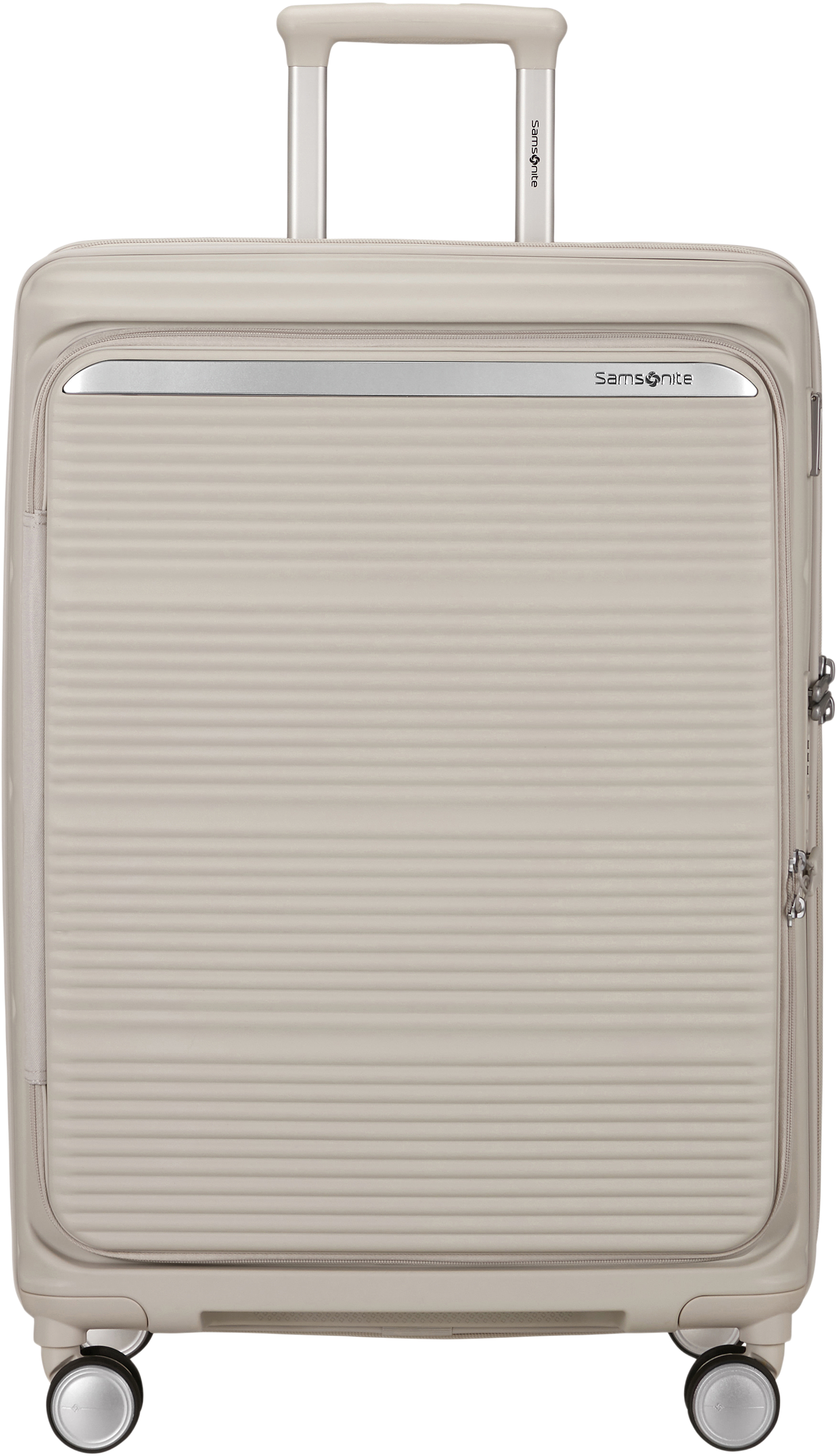 Paralux resväska 67 cm, från Samsonite, i färgen Stone Grey.