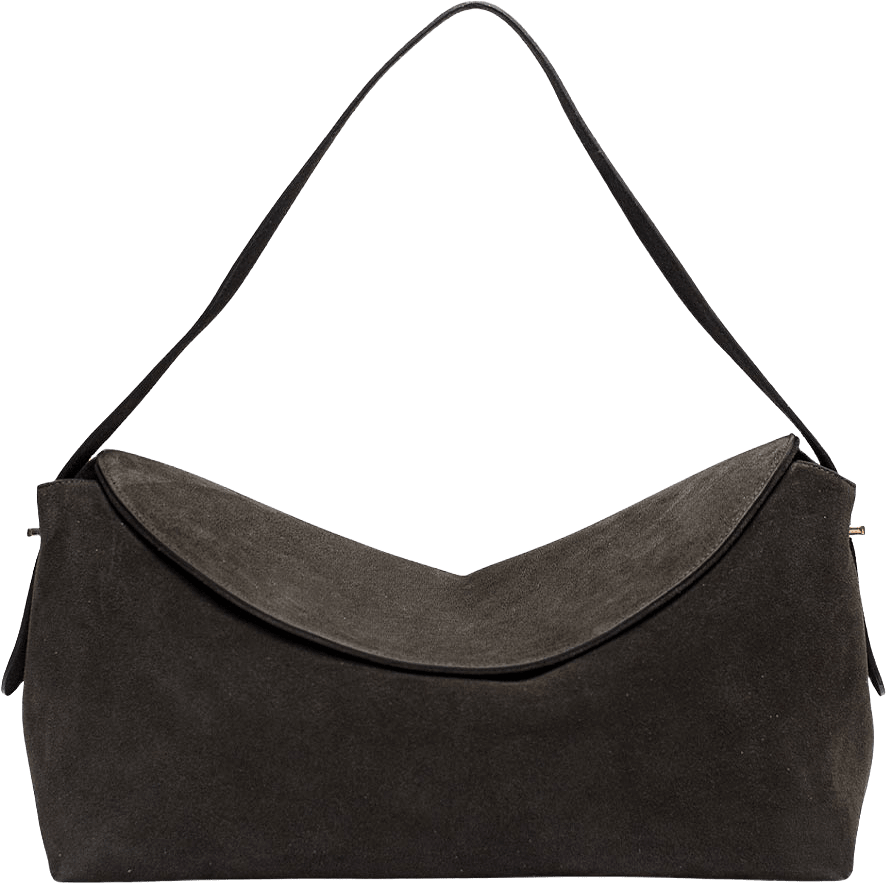 Handväska i läder Torino, från LaTalia, i färgen Mörkbrun.