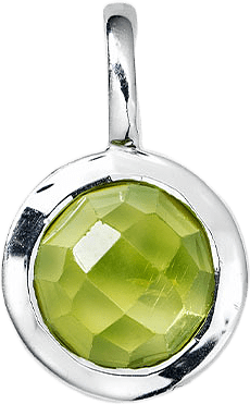 Beloved Birthstone Silver, från Syster P, i färgen August - Peridot.