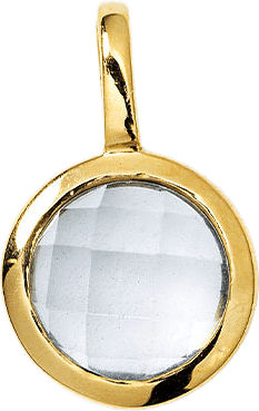 Beloved Birthstone Gold, från Syster P, i färgen March - Aquamarine.