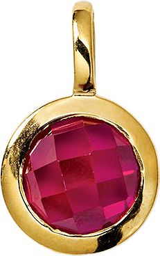 Beloved Birthstone Gold, från Syster P, i färgen July - Ruby.