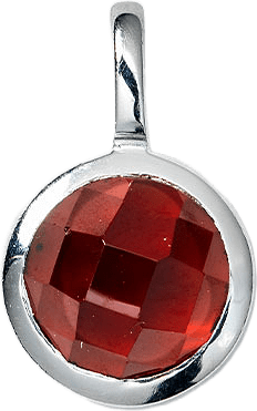 Beloved Birthstone Silver, från Syster P, i färgen January - Garnet.