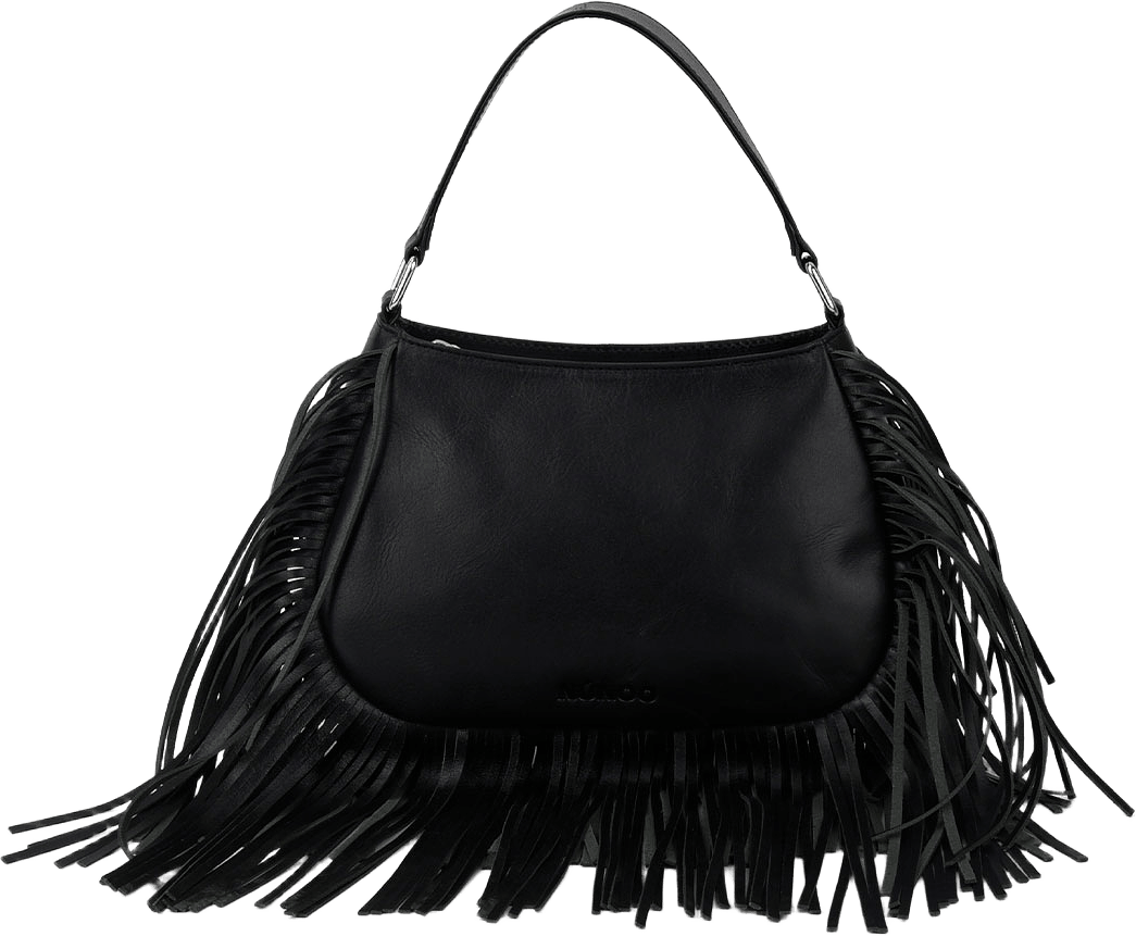 Betty Fringe River Black, från Nunoo, i färgen Black.