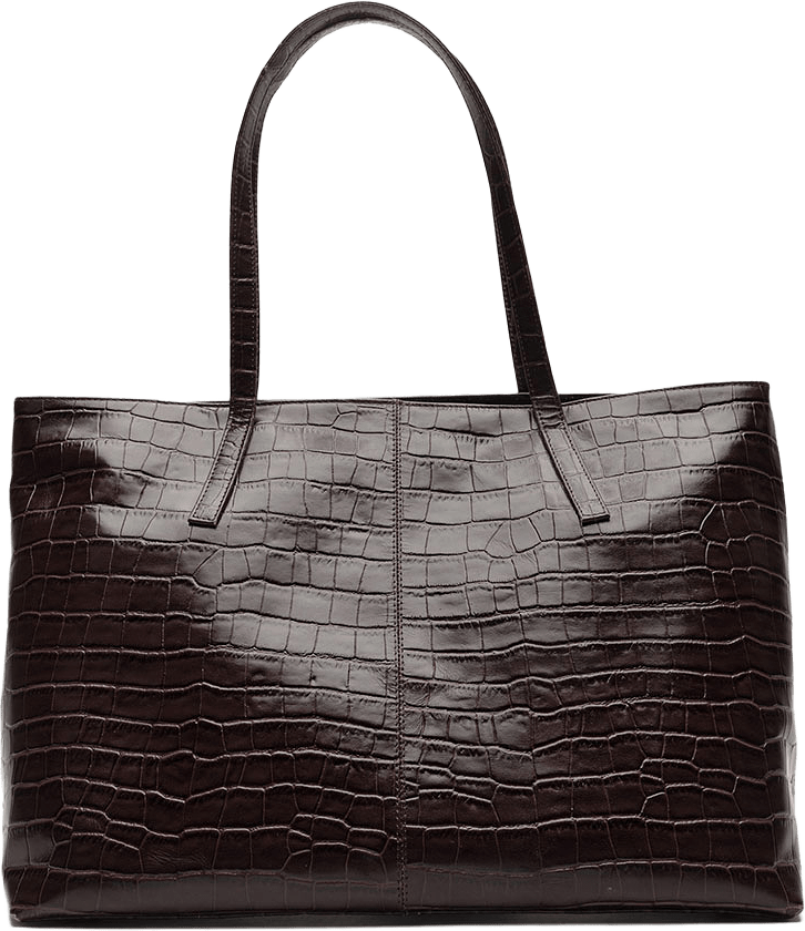 Shopper Braided Texas Chocolate, från Nunoo, i färgen Chocolate.