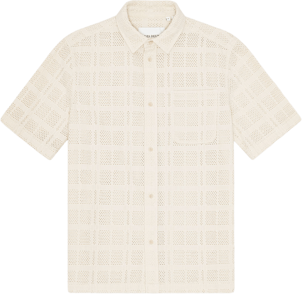 Charlie SS Shirt, från LES DEUX, i färgen Ivory.