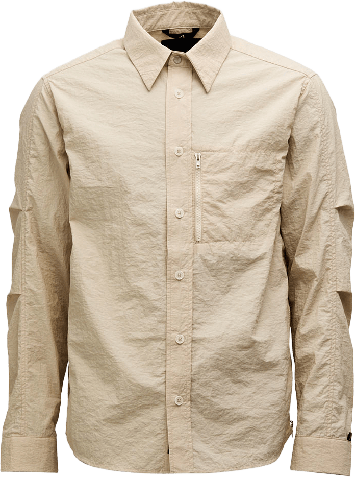 Filey Crepe Nylon Shirt, från Cesar, i färgen Light Beige.