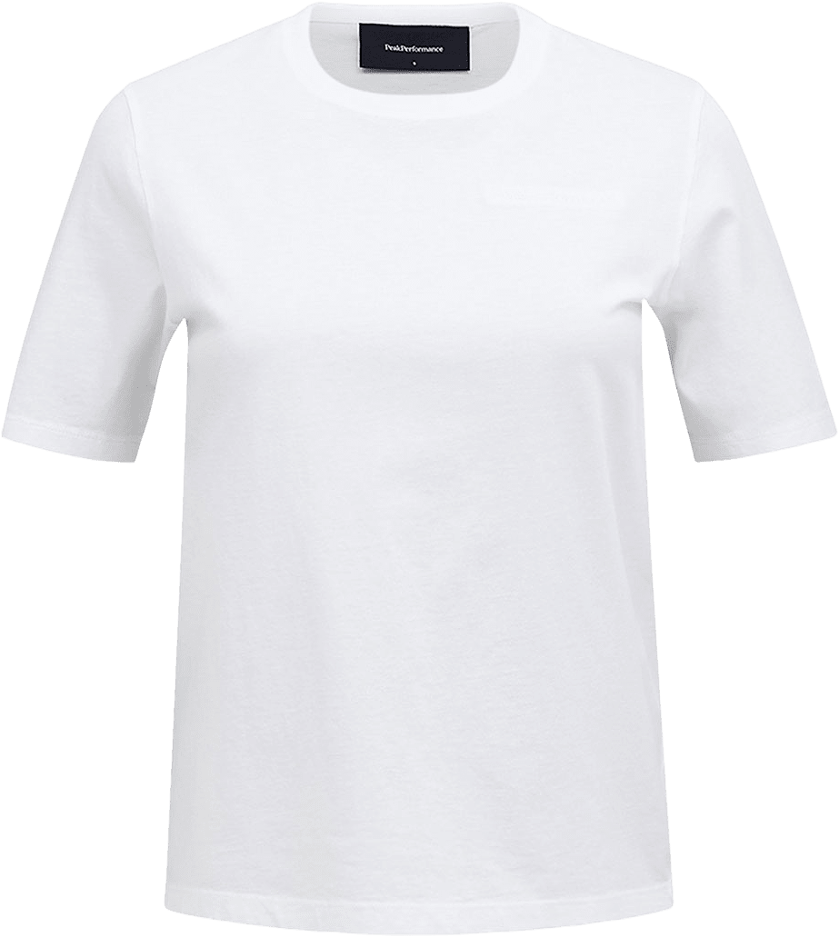 Original Small Logo Tee, från Peak Performance, i färgen Offwhite.