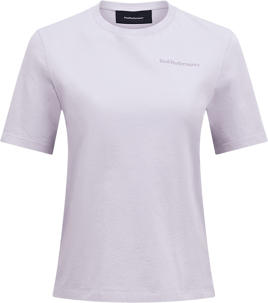 Original Small Logo Tee, från Peak Performance, i färgen Misty Lavender.