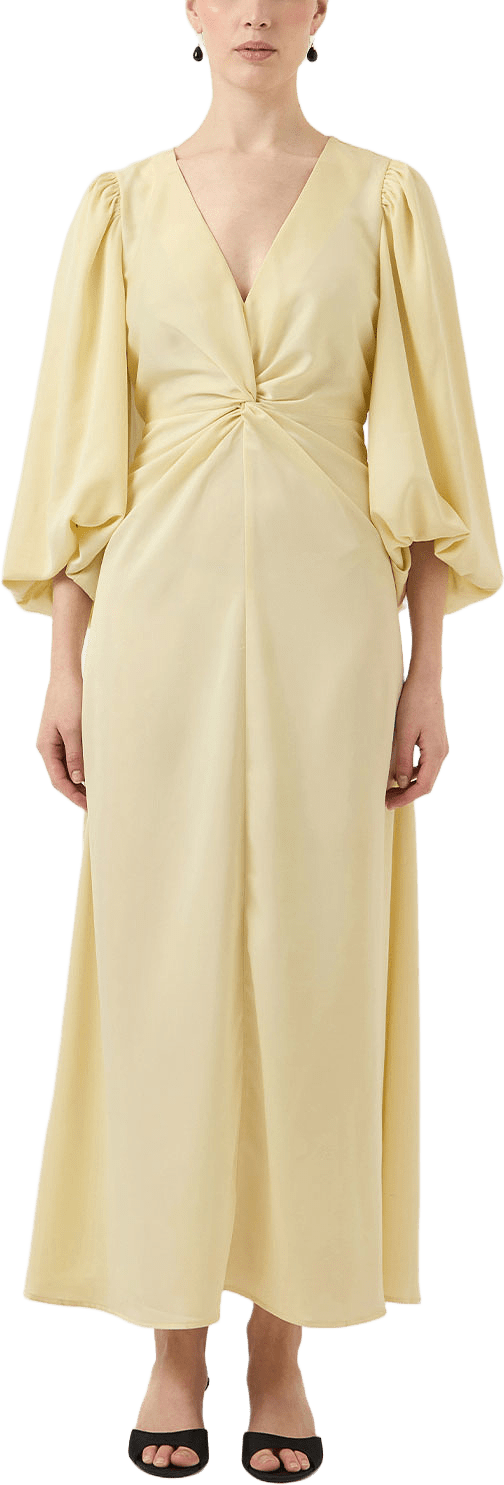 Yasthea Long Dress, från Y.A.S, i färgen Anise Flower.