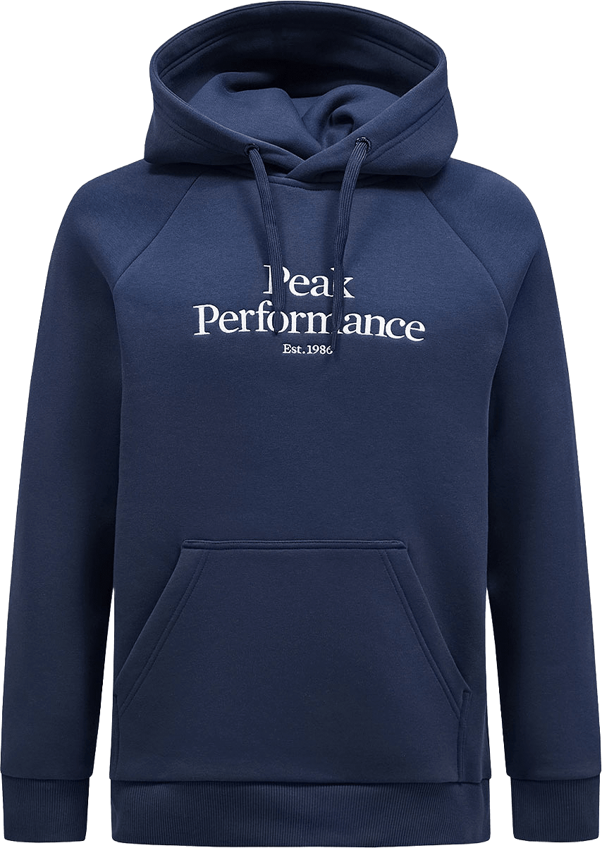 M Original Hood, från Peak Performance, i färgen Blue Shadow/Offwhite/.